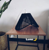 لوستر سایه بافته شده با نخ مکرومه